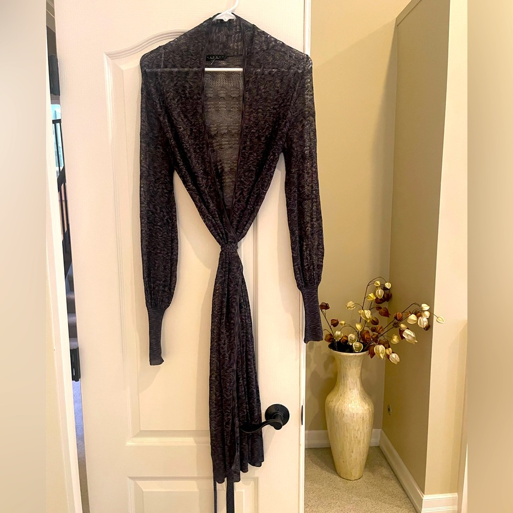 Beautiful crochet long wrap / dress